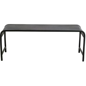 Nordal Brenta Udendørsbænk 122 cm, Sort