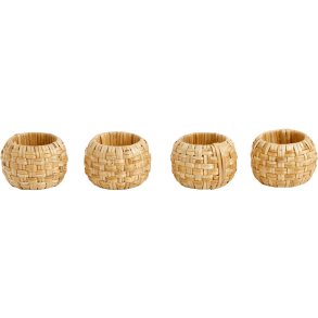 Nordal Cane Servietring Ø6 cm, Sukkerrør