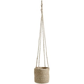 Nordal Hængende Urtepotte H16 cm, Jute