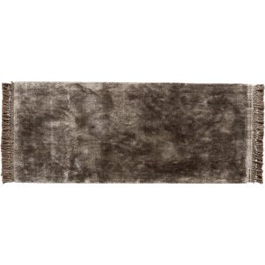Nordal Noble Tæppe 75x200 cm, Varm Grå