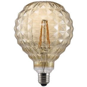 Nordlux Avra Square Pære LED E27 2W, Amber