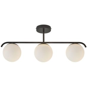 Nordlux Grant Loftlampe 69,3 cm, Opalhvid/Sort