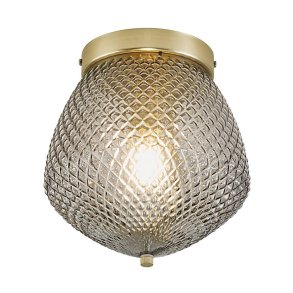 Nordlux Orbiform Loftlampe Ø23 cm, Grå/Messing