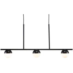 Nordlux Contina 3-spot 90 cm, Sort/Opalhvid