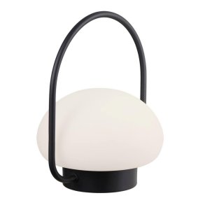 Nordlux Sponge To Go Trådløs Lampe H27,7 cm, Sort/Hvid