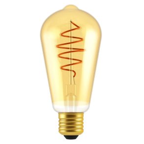 Nordlux Spiral Edison Pære E27 5W Dæmpbar, Guld