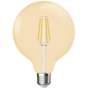 Nordlux Klassisk Globe Pære E27 4,2W Dæmpbar, Guld