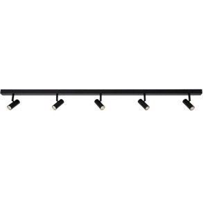 Nordlux Omari 5-spot spotlight LED 118 cm, Sort