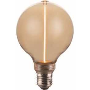 Nordlux G95 Deco Pære E27 4W/110lm Dæmpbar, Ravfarvet