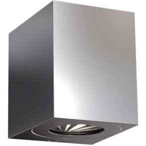 Nordlux Canto Kubi 2 Væglampe LED, Rustfrit Stål