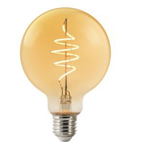 Nordlux Smart G95 Pære E27 4,7W/380lm Dæmpbar, Ravfarvet