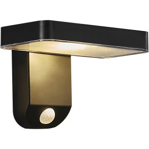 Nordlux Rica Square Solcellelampe m. Sensor LED 18 cm, Sort