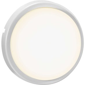 Nordlux Cuba Bright Round Væglampe LED Ø17,5 cm, Hvid