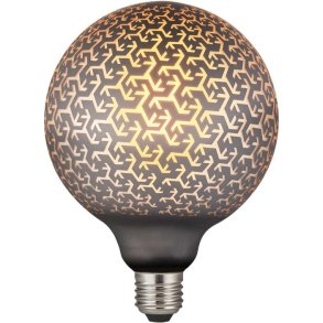 Nordlux G125 Deco Pære E27 6W/100lm, Sort