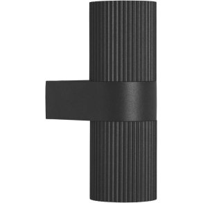 Nordlux Kyklop Ripple Væglampe 25,4 cm, Sort
