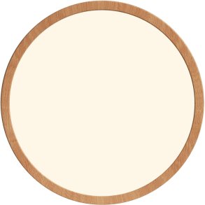Nordlux Oja Plafond LED 2700K Ø29,4 cm, Træfolie