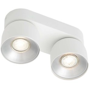 Nordlux Pitcher 2-Spot Spotlight Ø10 cm, Hvid