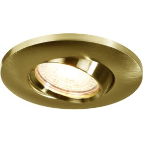 Nordlux Umberto Indbygningsspot 9,6 cm, Messing