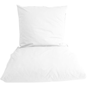 OMHU Percale Sengetøj 140x200 cm, Hvid