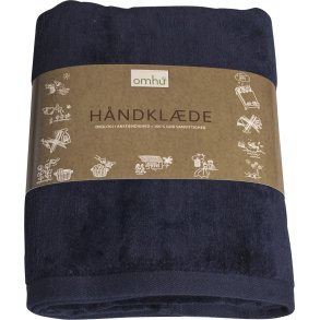 OMHU Håndklæde 70x140 cm, Navy