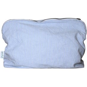 OMHU Mini Strib Toilettaske 34x24 cm, Blå