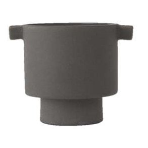 OYOY Inka Kana Potte H10,5 cm, Antracit