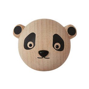 OYOY Mini Knage Panda 5,5 cm, Bøg