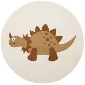OYOY Mini Tæppe Dino Billy Ø120 cm, Saffron