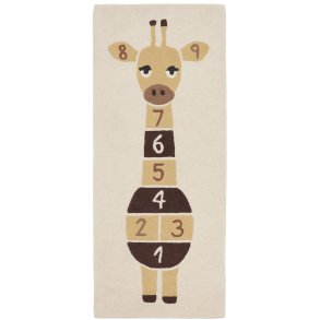 OYOY Mini Hinketæppe Giraf 75x180 cm, Gul