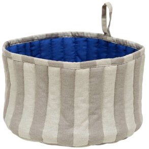 OYOY Toppu Brødkurv Ø24 cm, Clay/Optic Blue