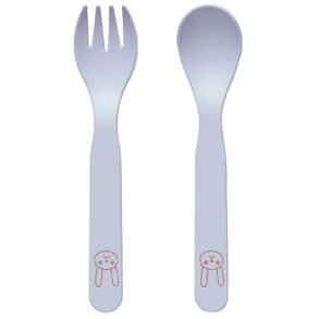 OYOY Mini Pullo Bestik 2 Dele, Ice Blue
