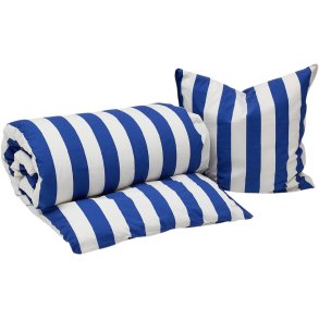 OYOY Mini Shima Juniorsengetøj 100x140 cm, Optic Blue