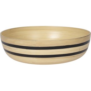 Oi Soi Oi Salatskål Ø34 cm, Natur/Sort