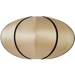Oi Soi Oi Indokina Lampeskærm Classic Pumpkin Ø37 cm, Kit/Sort