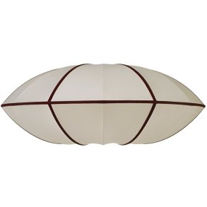 Oi Soi Oi Indochina Lampeskærm Ufo Ø70 cm, Offwhite/Bordeaux