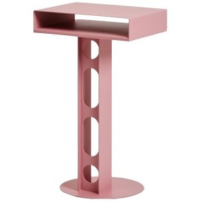 Pedestal Sidekick Sidebord H66 cm, Bubble Gum