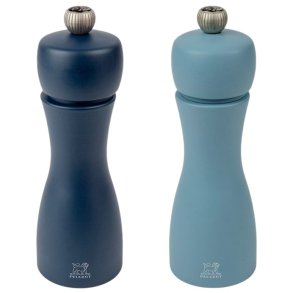 Peugeot Tahiti Salt- og Peberkværnesæt 15 cm, Midnight Blue/Azure Blue