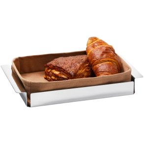 Philippi A TAVOLA Brødkurv 16x25 cm, Blankt Stål