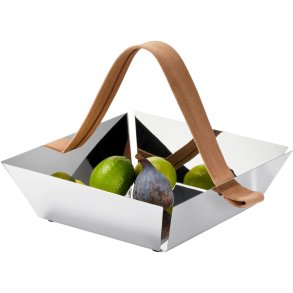 Philippi A TAVOLA Frugtkurv Ø24 cm, Blankt Stål