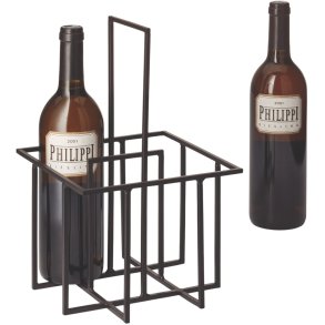 Philippi CUBO Flaskebærer t. 4 Flasker 32 cm