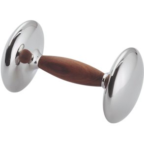 Philippi STUDIO Designer-håndvægt 18 cm, Blankt Stål/Rosentræ