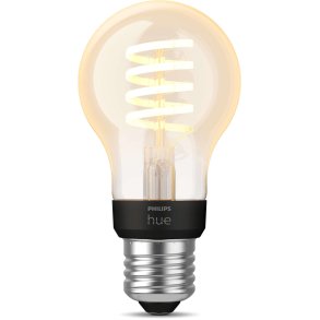 Philips Hue White Ambiance Filament A60 Pære E27 Ø6 cm