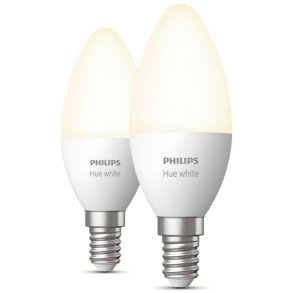 Philips Hue White Kertepære E14 470 Lumen 2 stk. Ø3,9 cm