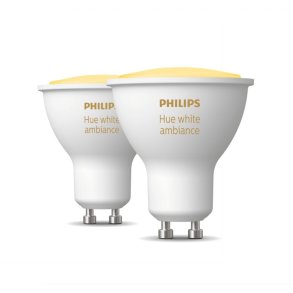 Philips Hue White Ambiance GU10 Spots 2 stk. Ø5 cm