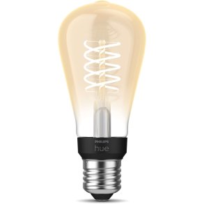 Philips Hue White Filament ST64 Edison Pære E27 Ø13,3 cm