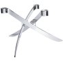 Lightarch Lysestage 3 Arm 28 cm, Krom