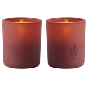 Uyuni Lighting Glaslys LED 2 stk. Ø6xH7 cm, Wine Red
