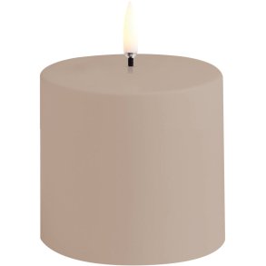 Uyuni Lighting Bloklys Udendørs LED Ø7,8xH7,8 cm, Sandstone Plastik