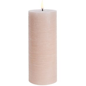 Uyuni Lighting Bloklys LED Ø7,8xH20 cm, Beige/rustik