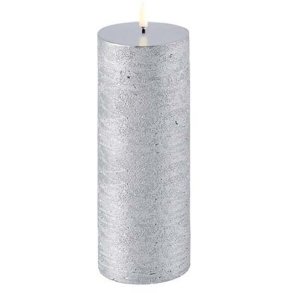 Uyuni Lighting Bloklys LED Ø7,8xH20 cm, Metallic Silver